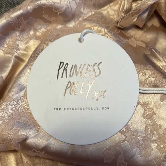 NWT Princess Polly - Norman Mini Dress Champagne - Picture 5 of 5